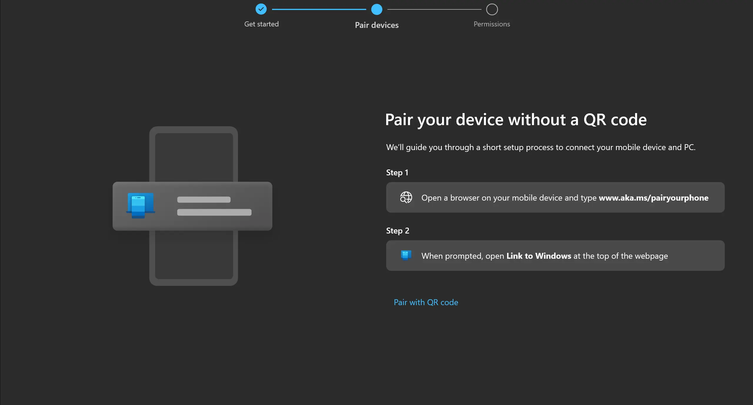 www.aka.ms/pairyourphone