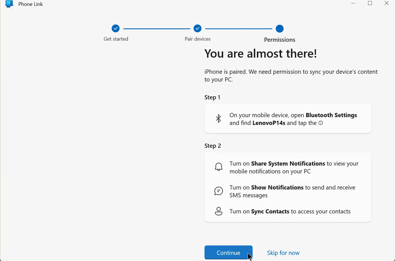 https://aka.ms/startLinking